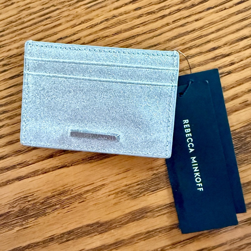 REBECCA MINKOFF Card Case - Silver Metallic - Picture 10 of 10